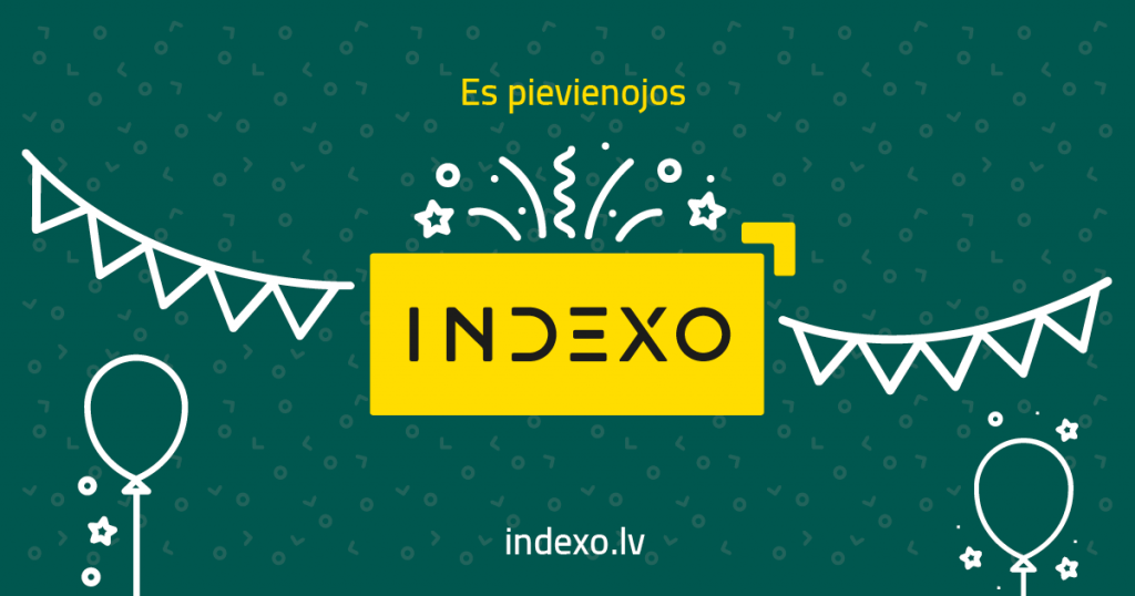 INDEXO uzsāk darbību! 1 pievienojies indexo
