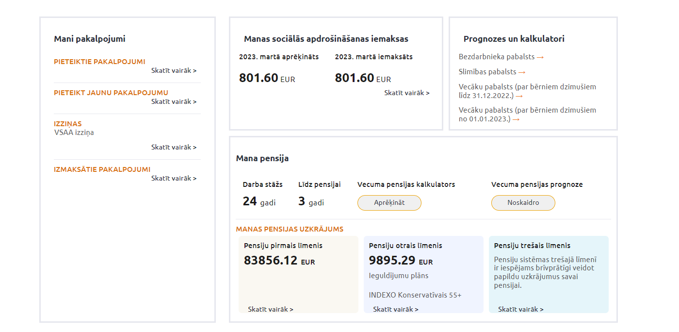 Visu mūžu strādā, bet prognozējamā pensija tikai 500 eiro, kas par lietu? 1 VSAA pensijas kapitāla uzkrājums