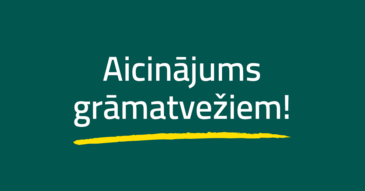 aicinājums Latvijas grāmatvežiem