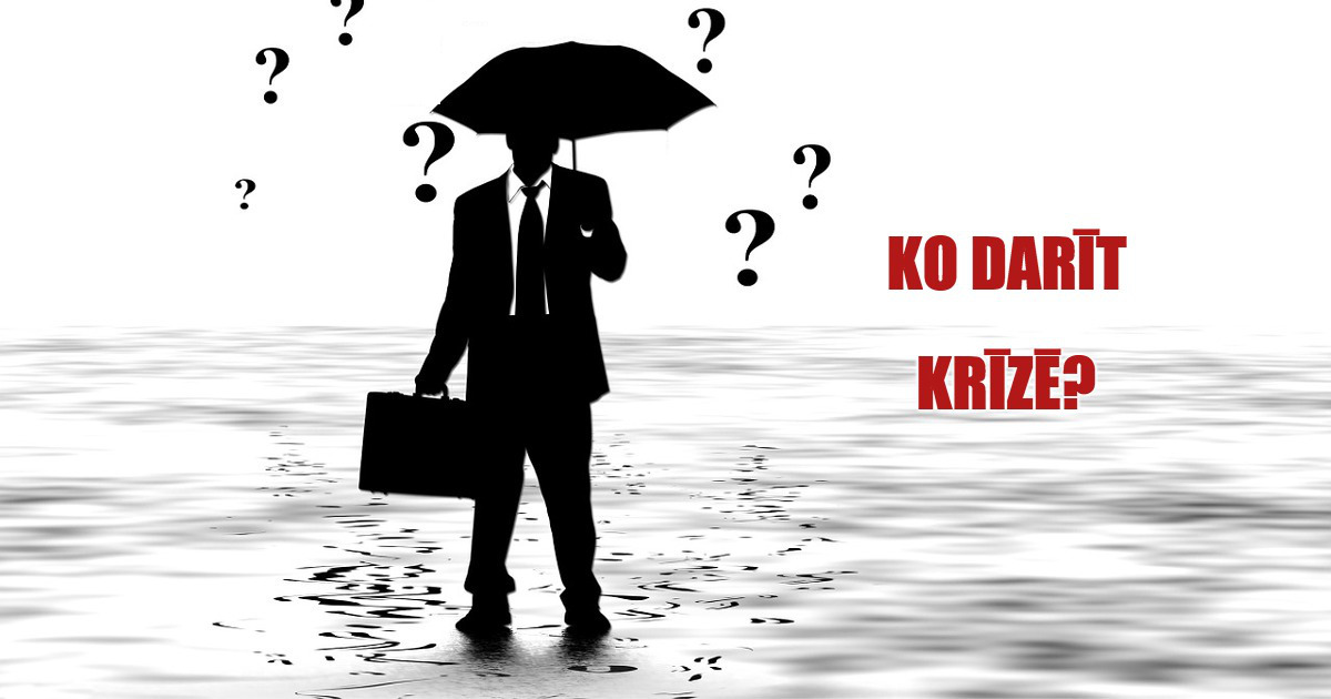 ko darīt krīzē