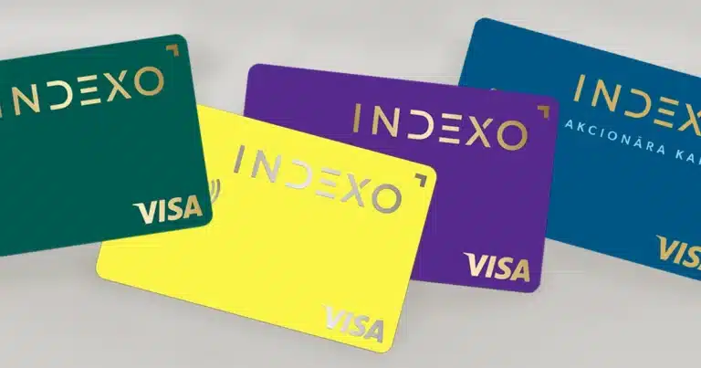 Veikti pirmie darījumi ar INDEXO Bankas kartēm