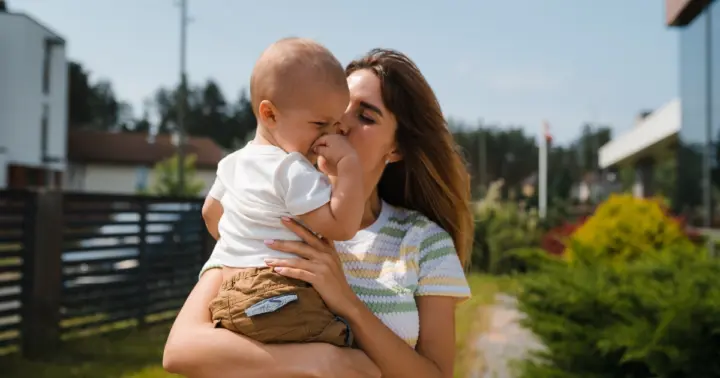 Mamma ar bērnu